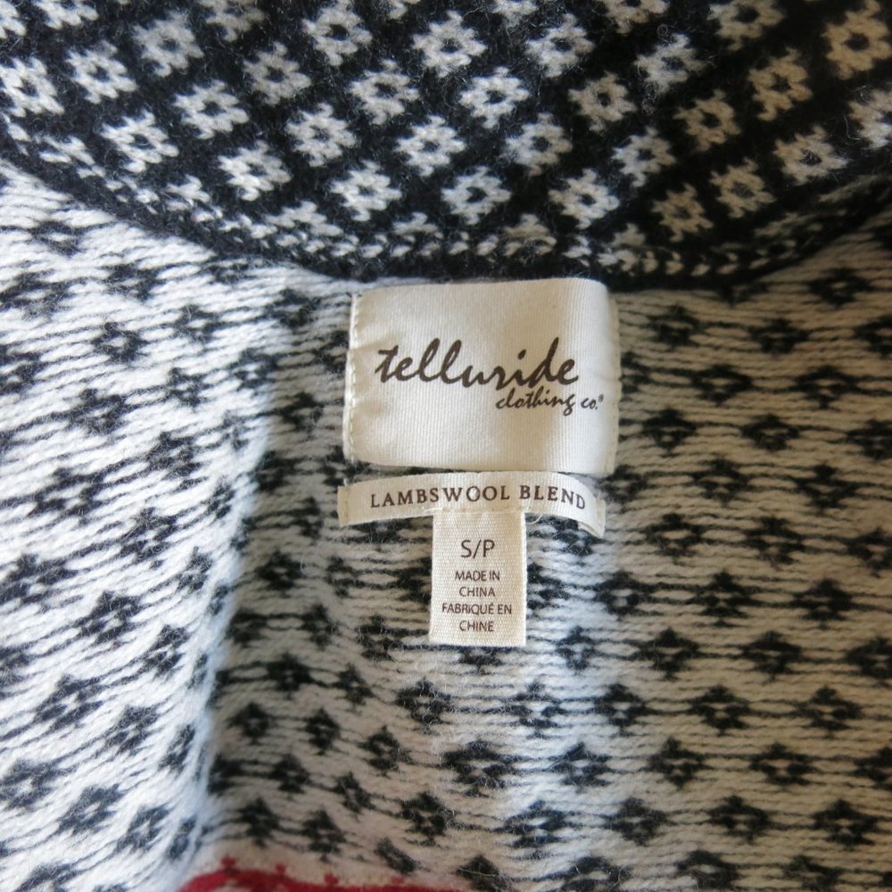 Telluride Clothing Co. Lambswool Blend Open Front Sweater Cardigan -Size Small - Picture 6 of 7